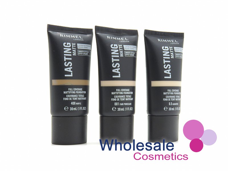 12 x Rimmel London Lasting Matte Foundation - ASSORTED